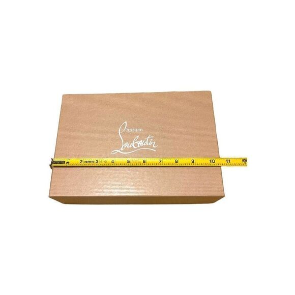 Christian Louboutin Empty Shoe Box Storage Gift W/ Red Inside 10.5”x7.25”x2.75” - Picture 8 of 11